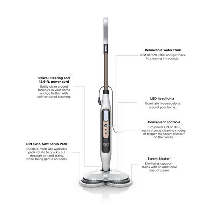 SteamScrub Pro — Deep-Cleaning Power Mop